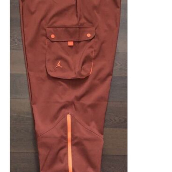 JORDAN WOMEN SPORT TUNNEL PANTS (MARS STONE / SAFETY ORANGE - Picture 3 of 16